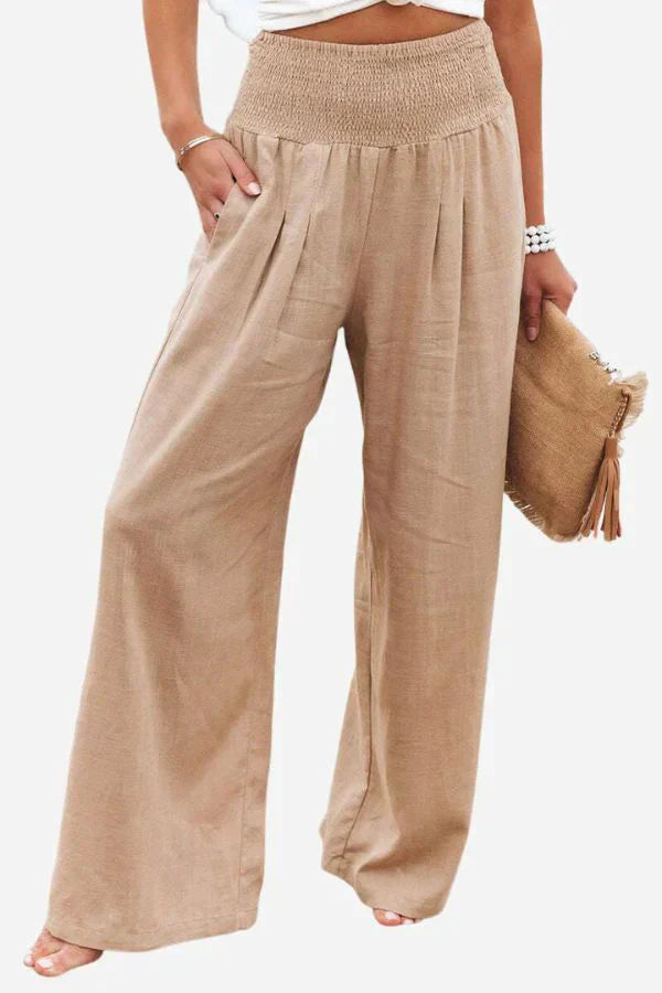 LUNARIA | HIGH-WAIST PALAZZO PANTS