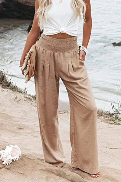 LUNARIA | HIGH-WAIST PALAZZO PANTS