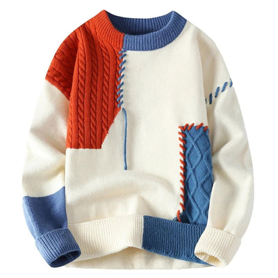 Vincent - Artistic Patchwork Sweater