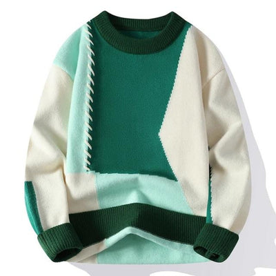 Vincent - Artistic Patchwork Sweater