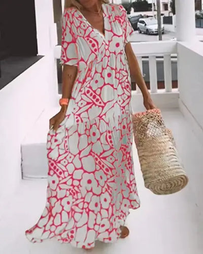 Caroline | Maxi Dress with unique print