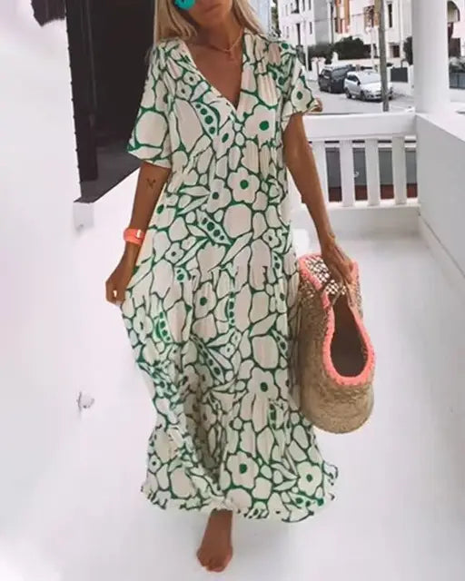 Caroline | Maxi Dress with unique print