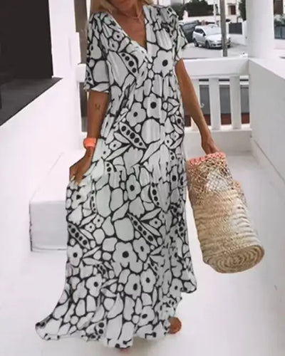 Caroline | Maxi Dress with unique print