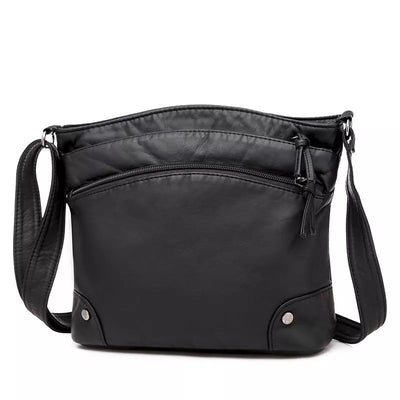 ZOE | LEATHER SHOULDER BAG