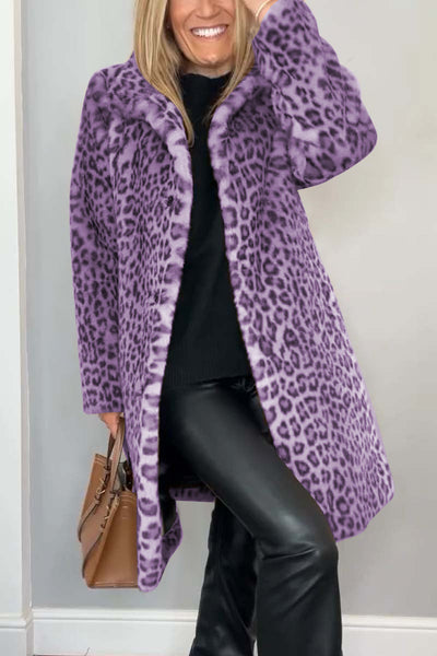 Aliza | Leopard Print Winter Coat