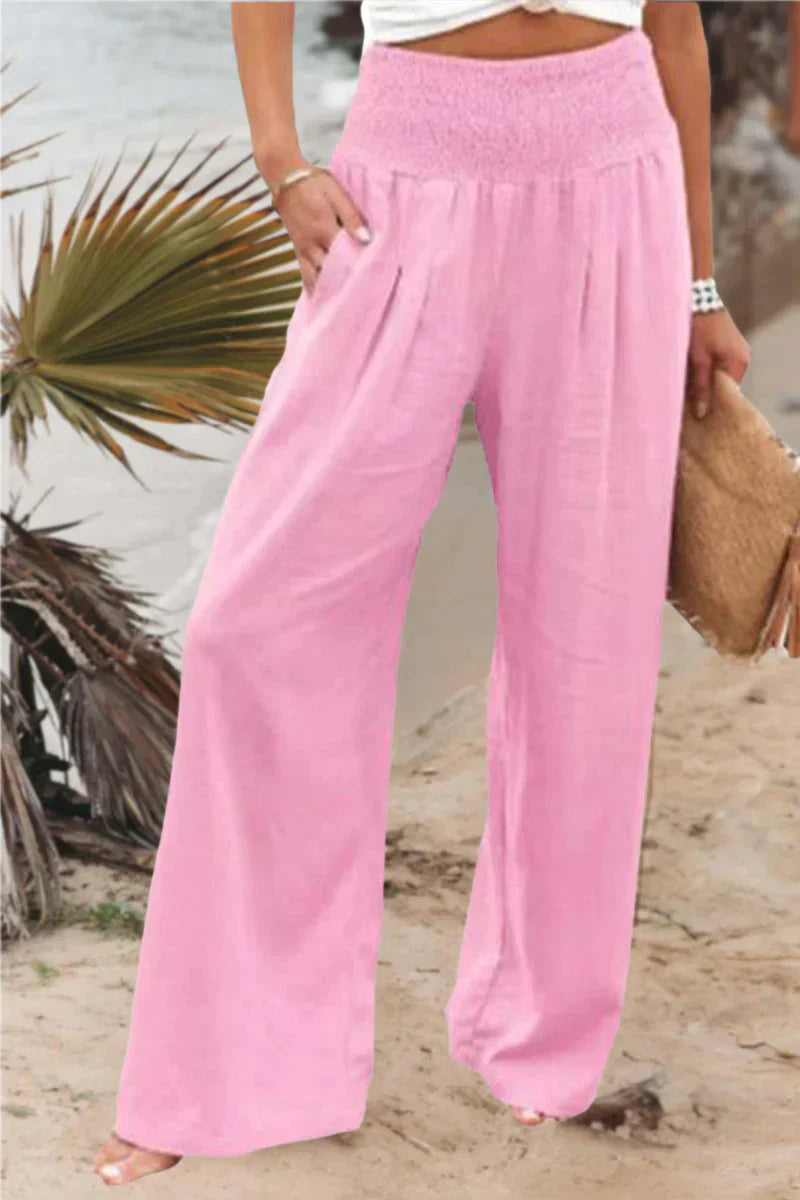 LUNARIA | HIGH-WAIST PALAZZO PANTS