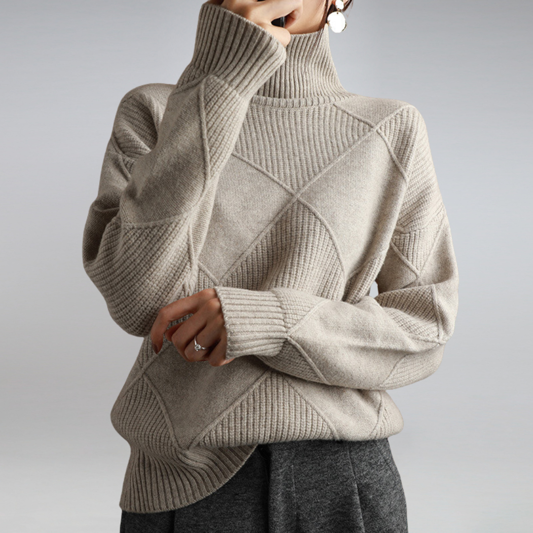 ADELLE™ | CASHMERE TURTLENECK SWEATER