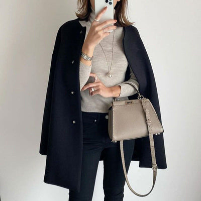 AIKO | ELEGANT STRAIGHT COAT