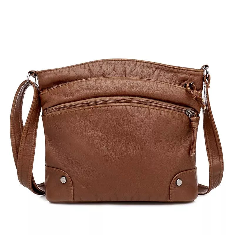 ZOE | LEATHER SHOULDER BAG