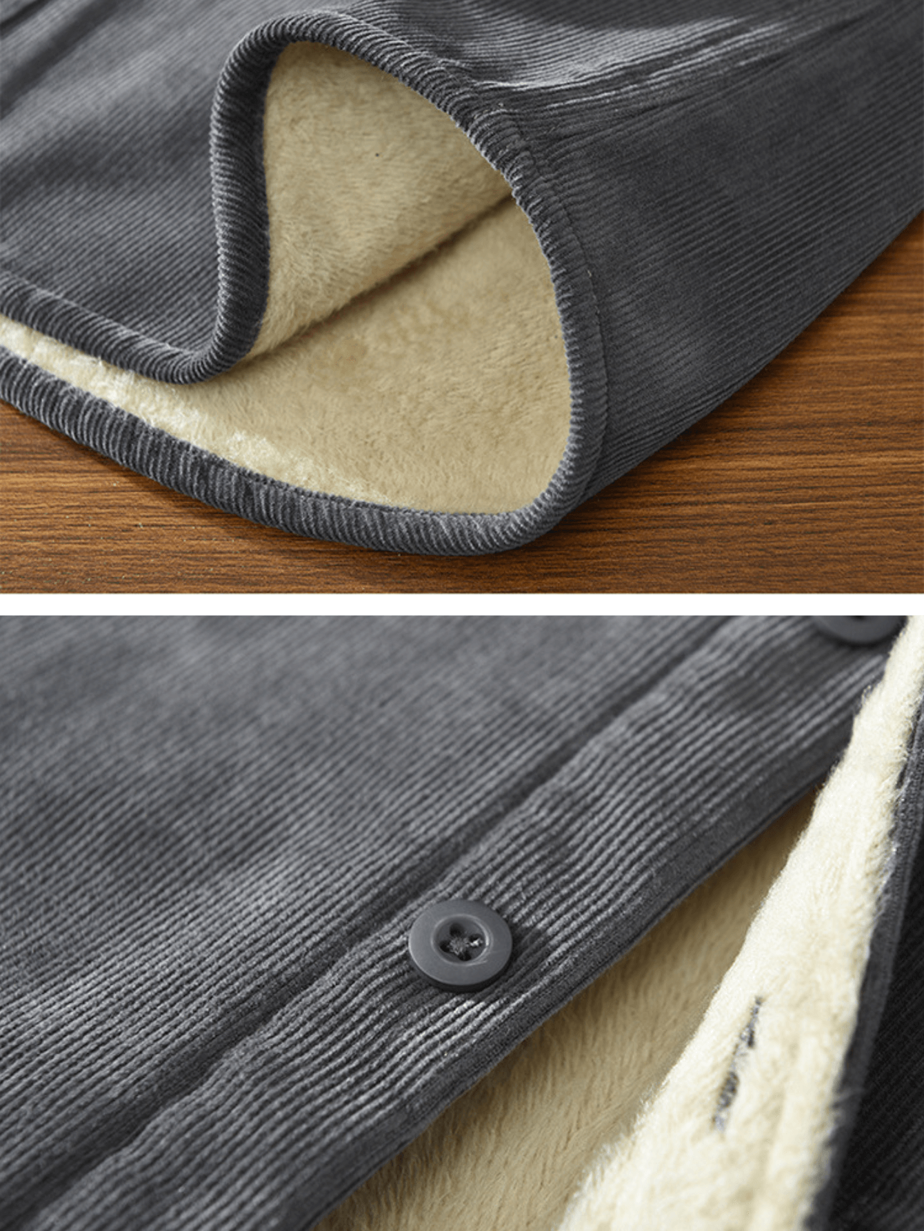 Mark | Corduroy Fleece blouse