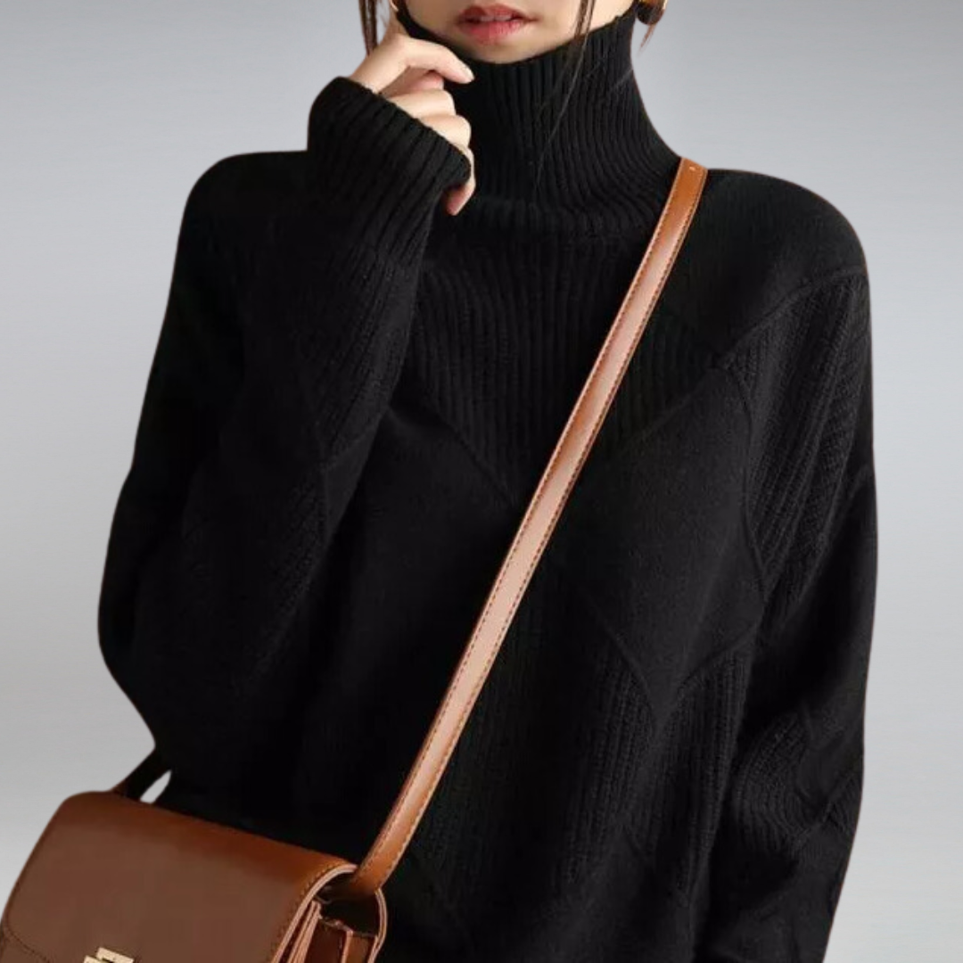 ADELLE™ | CASHMERE TURTLENECK SWEATER