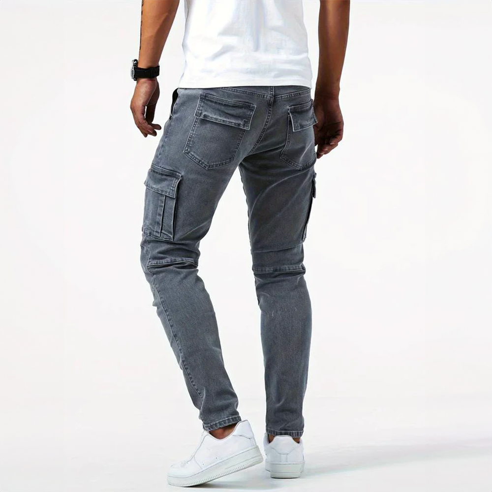 Dan | Urban Denim Cargo Jeans