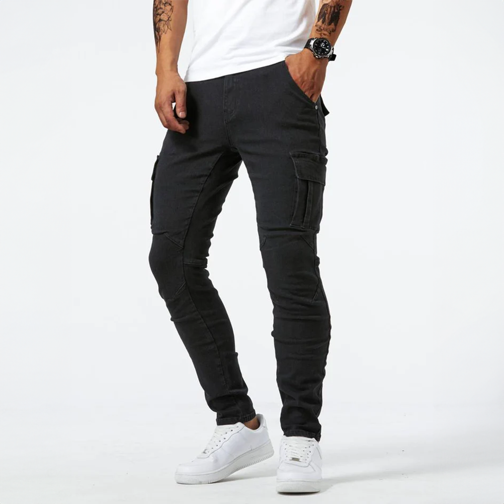 Dan | Urban Denim Cargo Jeans