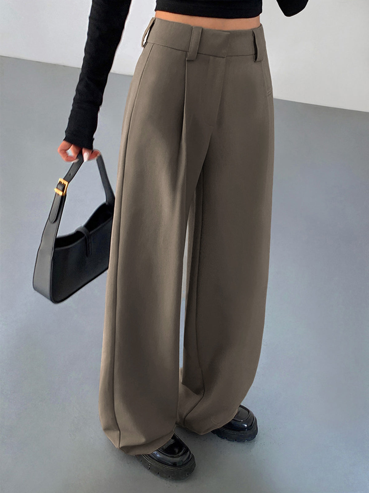 ROMI - Business Casual Pleat Dress Pants