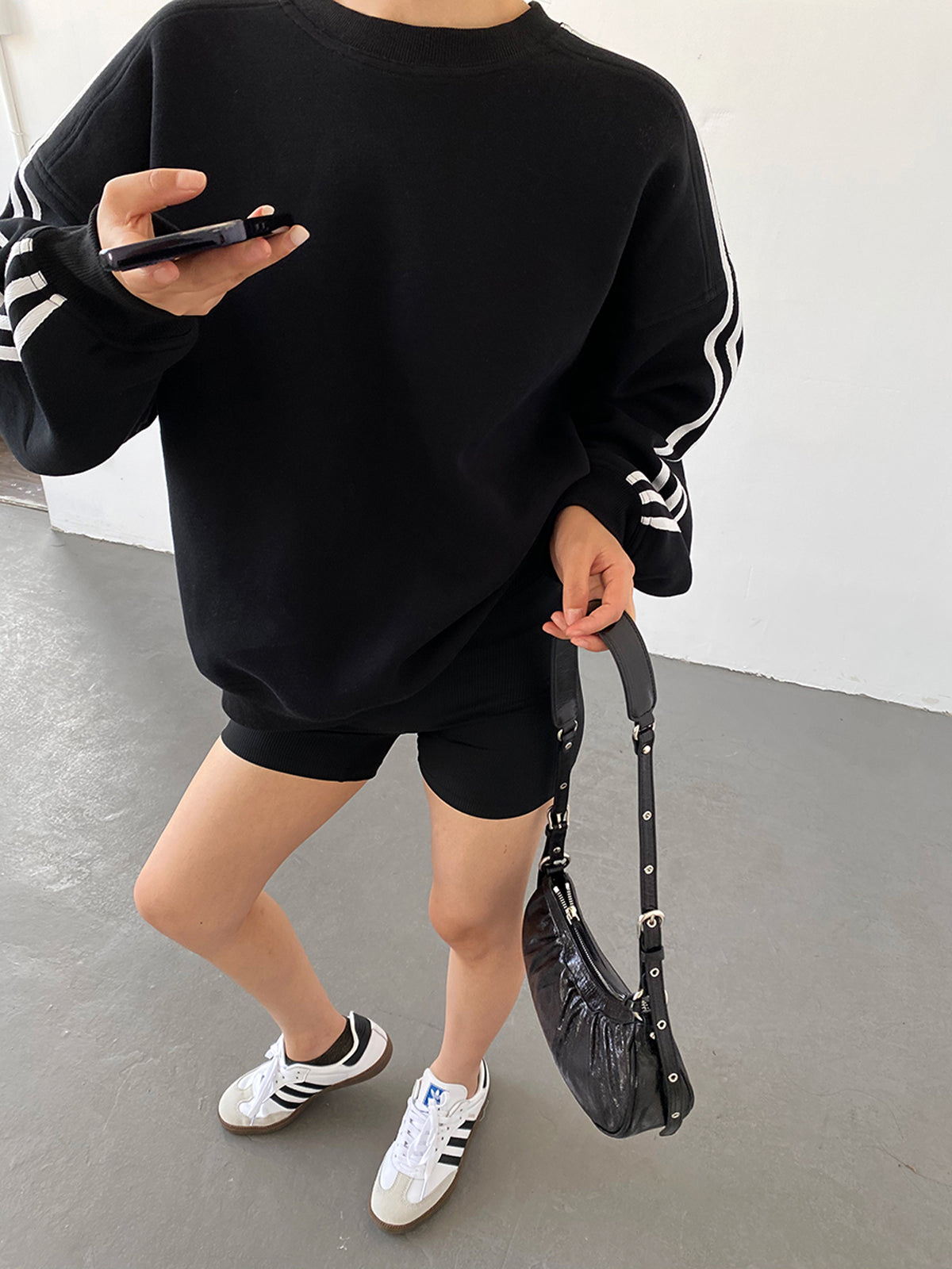 AGATHA - Oversized Panel Sweatshirt