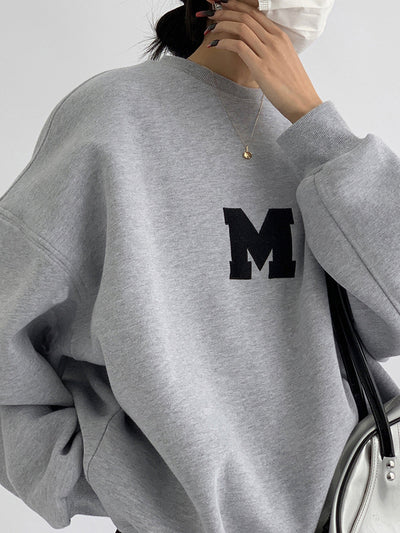 ADRIANA - Minimalism Oversized Sweatshirt