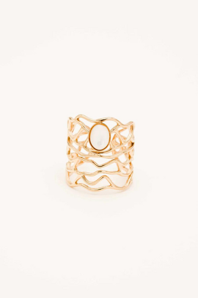 MOP Openwork Ring