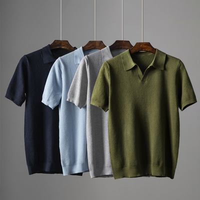 Lucca | Comfy Polo in Knitted COTTON