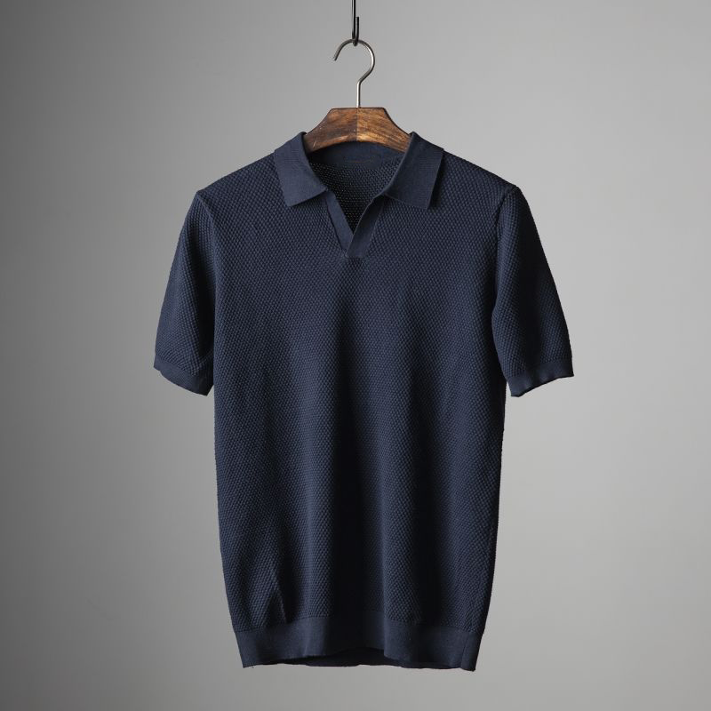 Lucca | Comfy Polo in Knitted COTTON