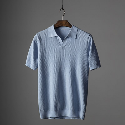 Lucca | Comfy Polo in Knitted COTTON