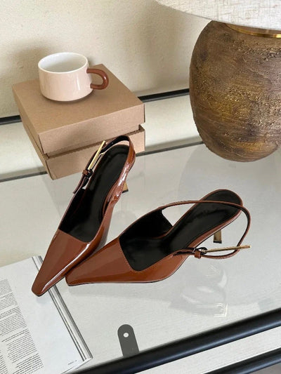 Zaryna | Padded Slingback Heels