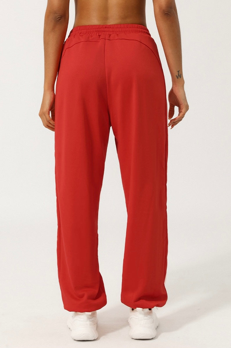 DINA - High Rise Drawstring Cuff Pant