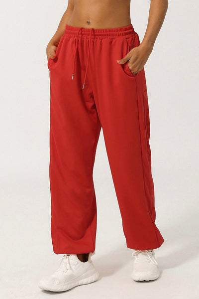 DINA - High Rise Drawstring Cuff Pant