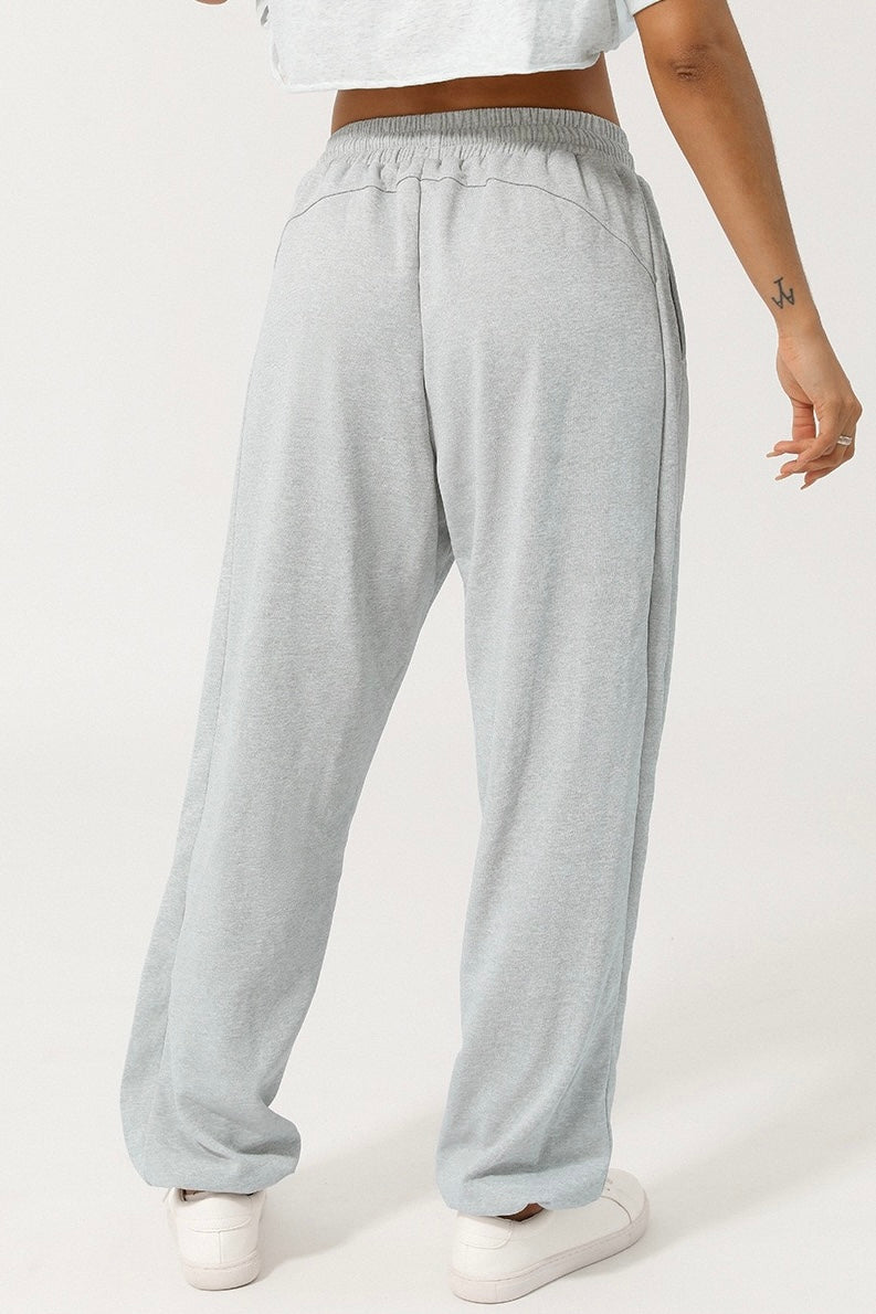 DINA - High Rise Drawstring Cuff Pant