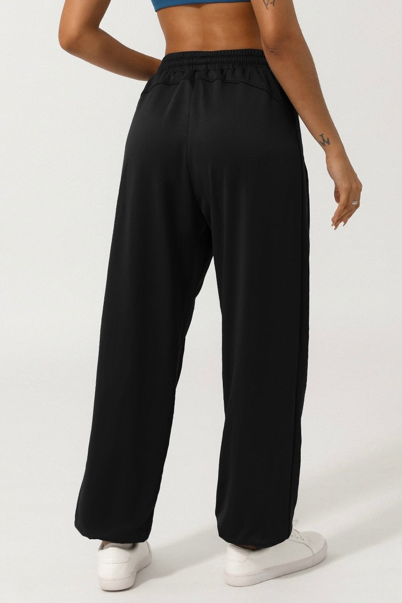 DINA - High Rise Drawstring Cuff Pant