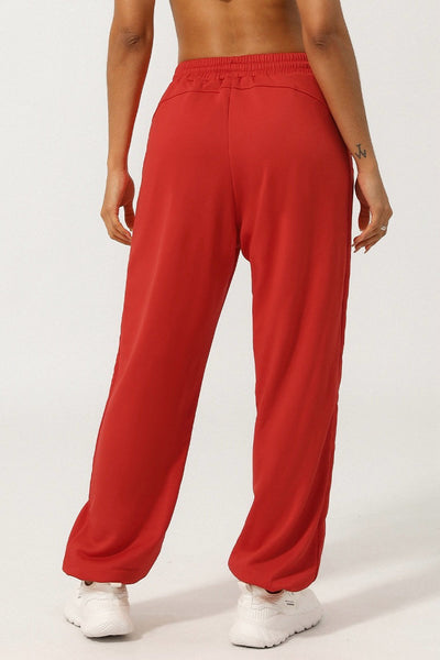 DINA - High Rise Drawstring Cuff Pant