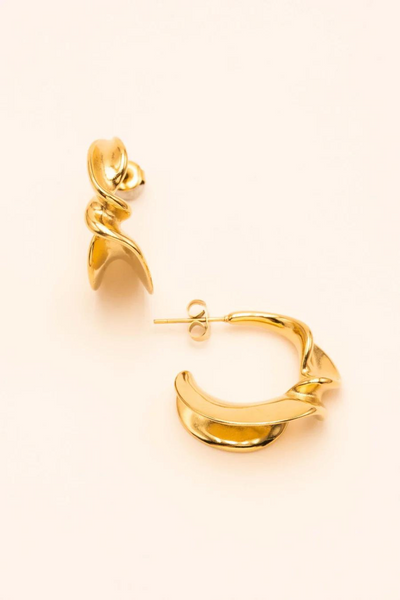 Statement Twisted Hoop Earrings