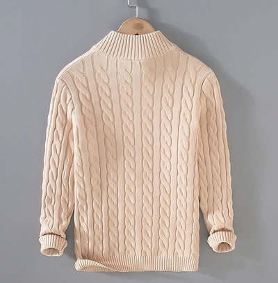 Anthony - Men´s Half-High Zip Collar Jumper