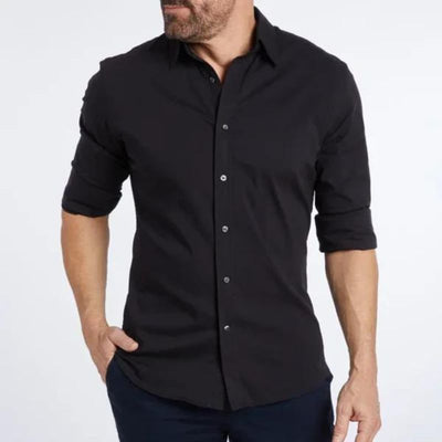 DAVE | WRINKLE-FREE SHIRT WITH ZIPPER