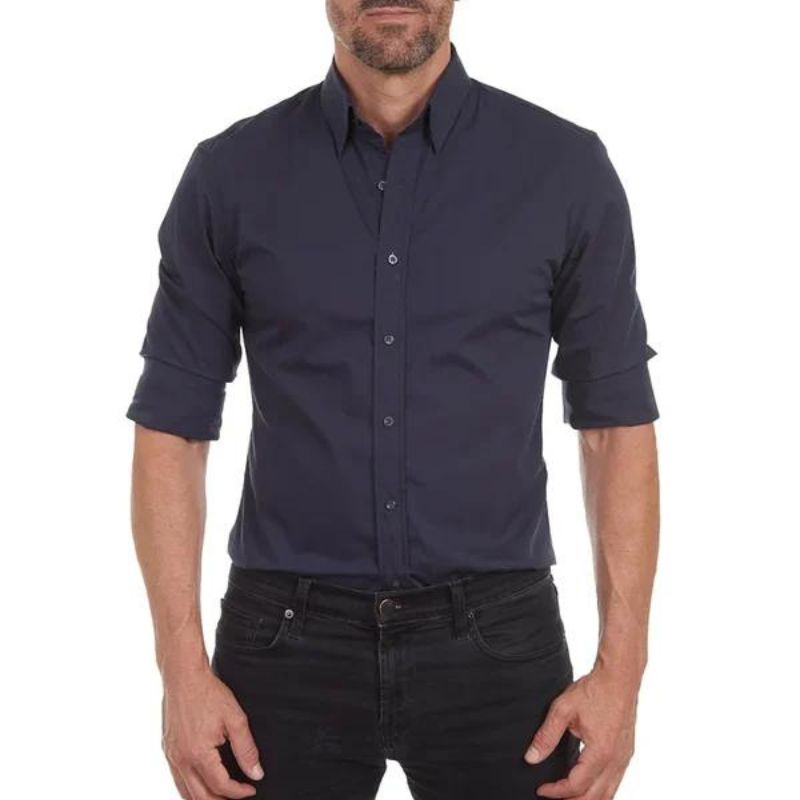 DAVE | WRINKLE-FREE SHIRT WITH ZIPPER