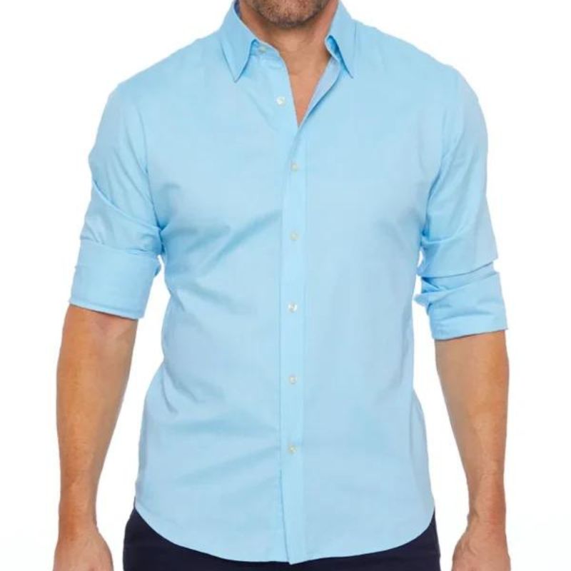 DAVE | WRINKLE-FREE SHIRT WITH ZIPPER