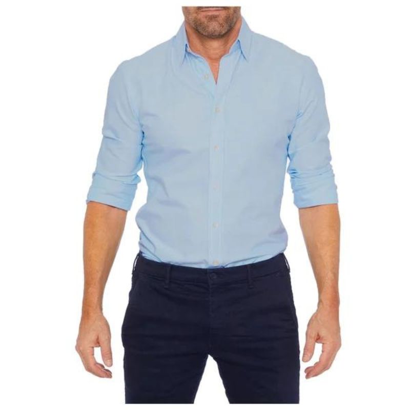 DAVE | WRINKLE-FREE SHIRT WITH ZIPPER