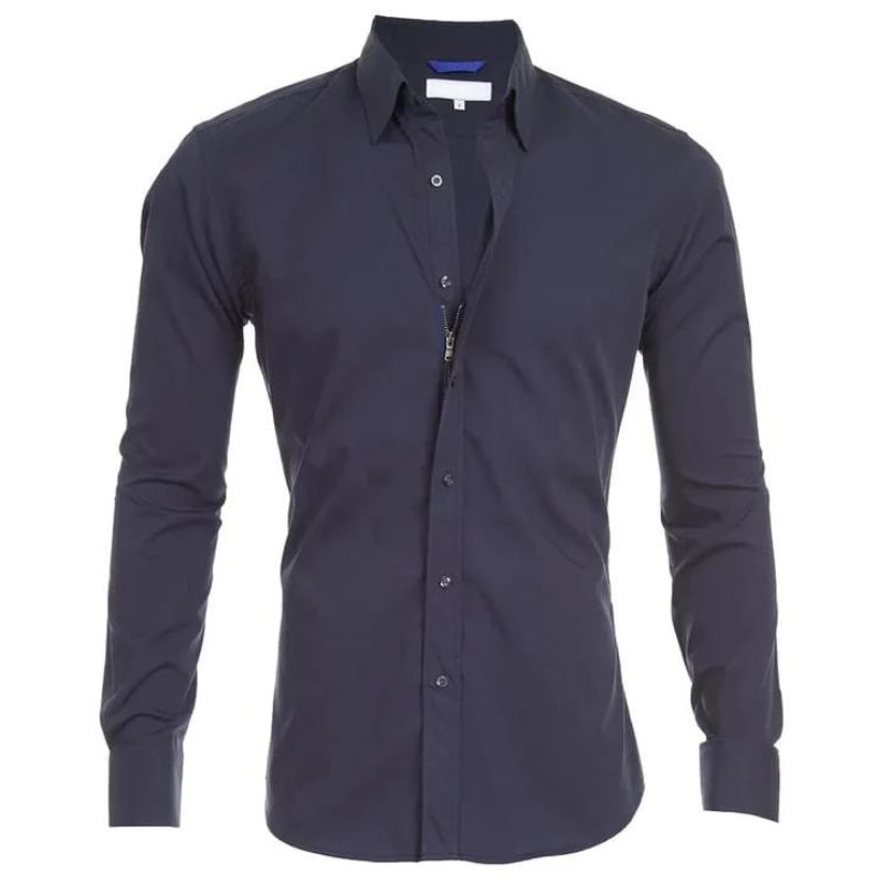 DAVE | WRINKLE-FREE SHIRT WITH ZIPPER