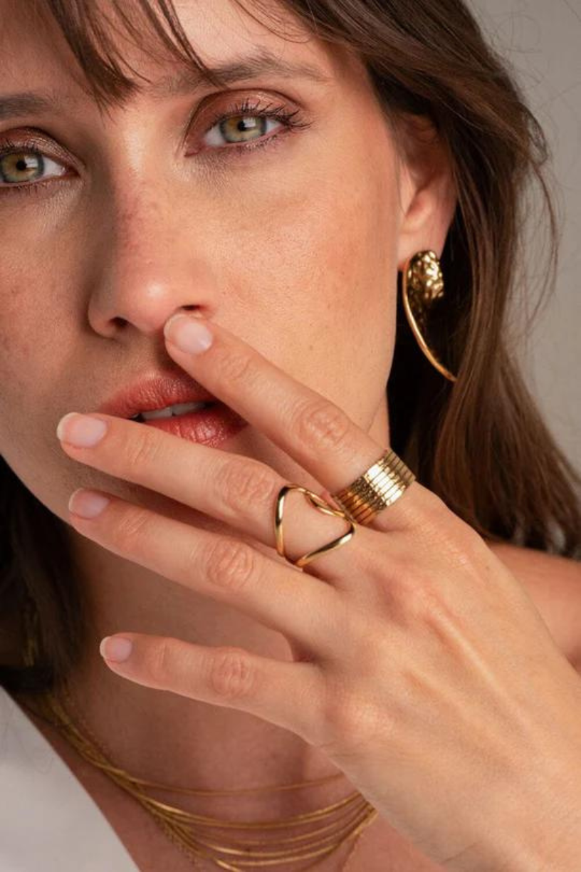 Statement Line Band Ring