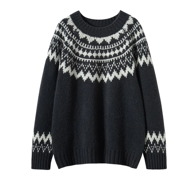 CARLA | O-NECK KNITTED SWEATER