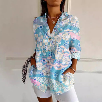 ALINA | FASHIONABLE PRINTED BLOUSE