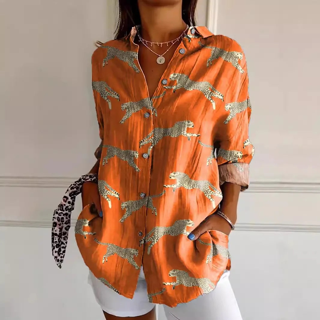 ALINA | FASHIONABLE PRINTED BLOUSE