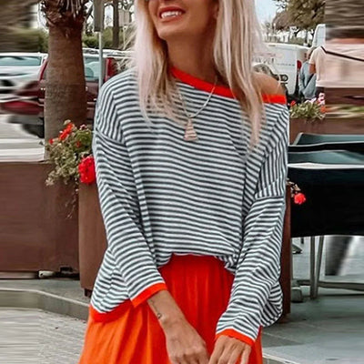 Nina - Striped Breathable Shirt