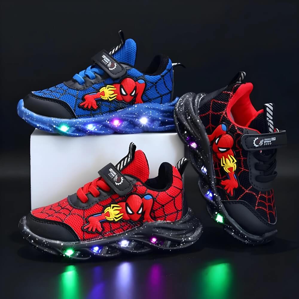 SpiderKicks™ | LED Light-Up Shoes for Kids