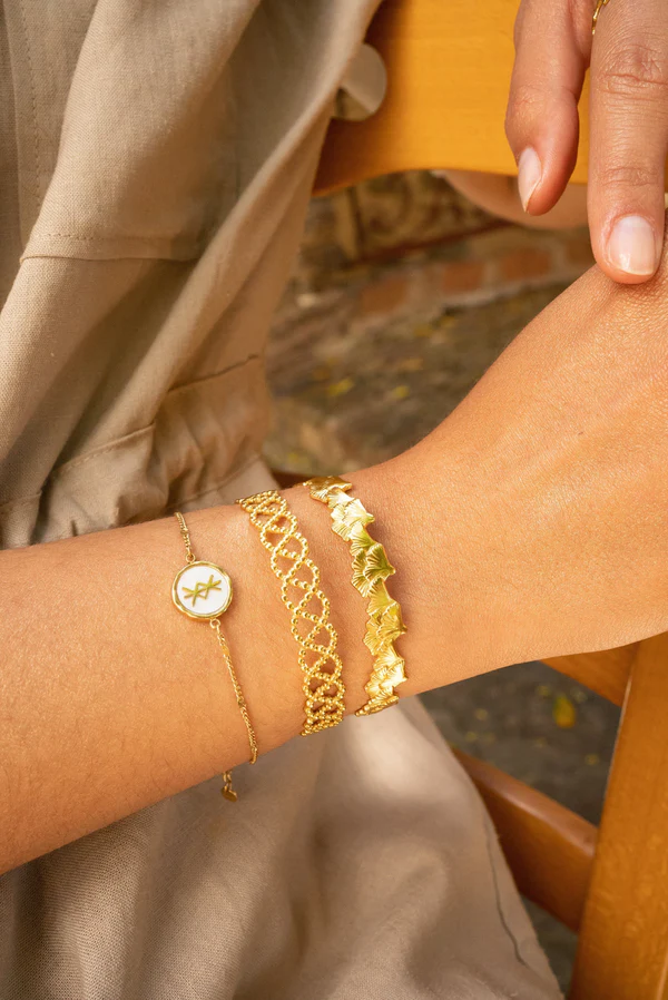 Petal Textured Bracelet