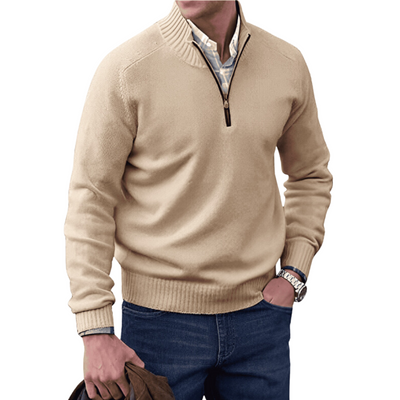 MARVIN | QUARTER ZIP SWEATER