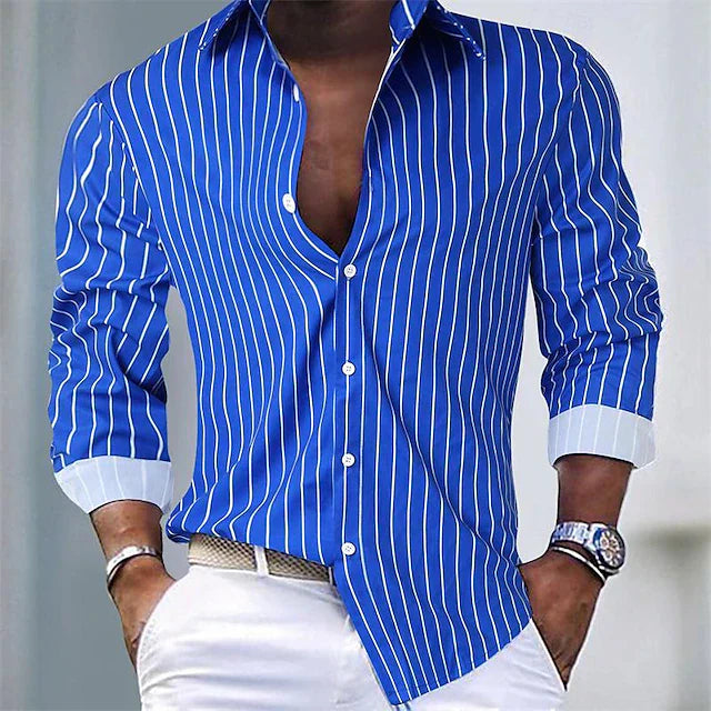 JASON™ | CLASSIC STRIPED MEN'S SHIRT