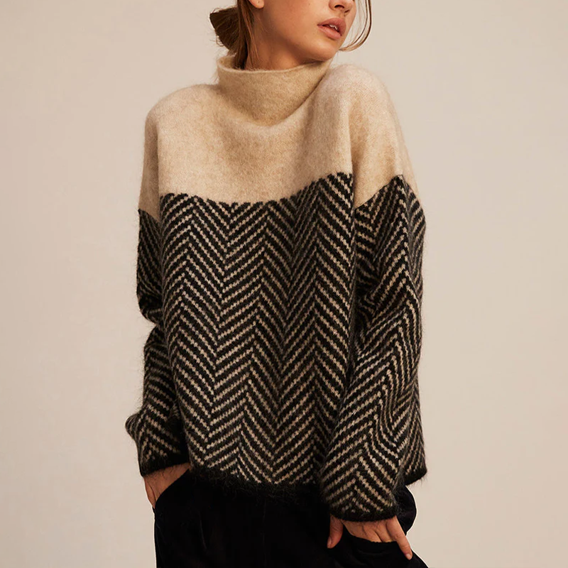 ADE | FAUX CASHMERE TURTLENECK