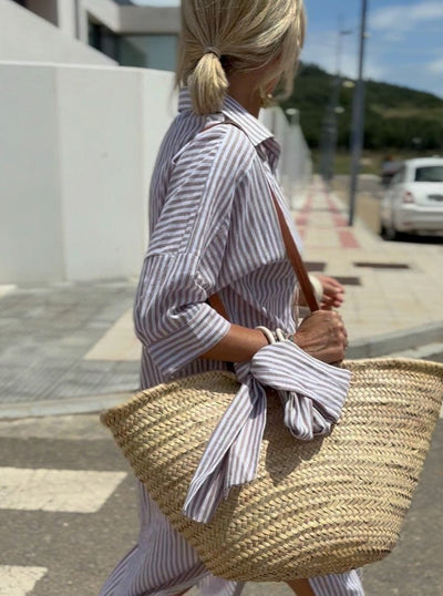 Colen | Classic Striped Shirt Dress