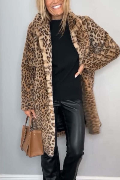 Aliza | Leopard Print Winter Coat