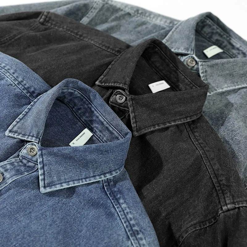 Florence | Stone-Washed Denim Shirt